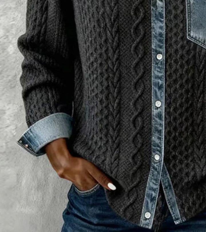 NARIELLA™|TOP PATCHWORK ELEGANTE