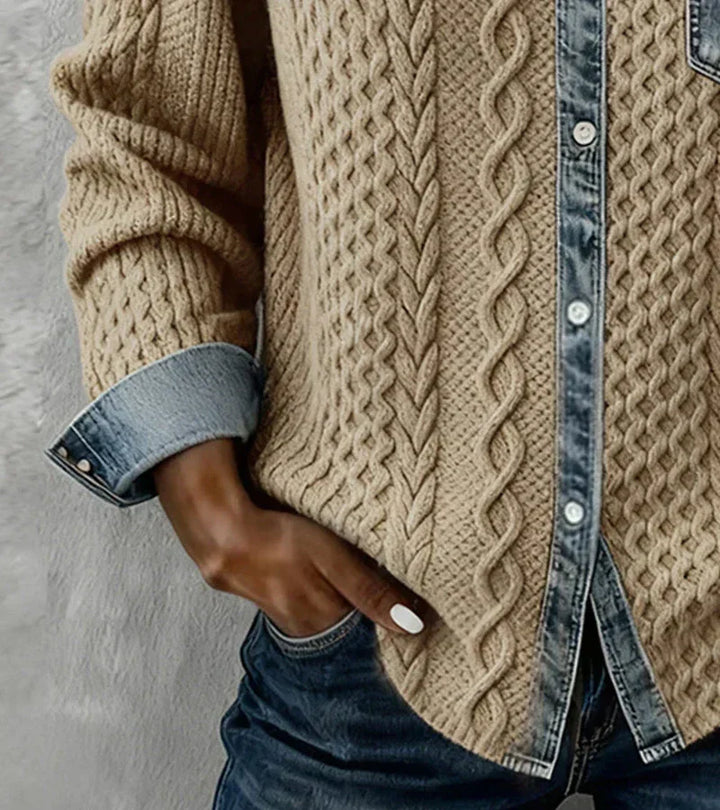 NARIELLA™|TOP PATCHWORK ELEGANTE